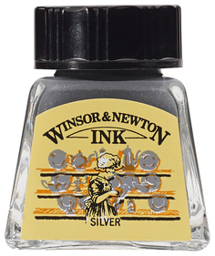 Тушь Winsor&Newton Drawing Inks 14 мл Серебро