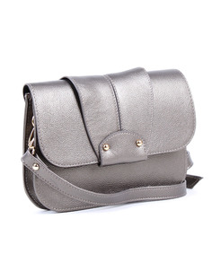 Сумка кросс-боди женская Медведково 219534184 серо-зеленая