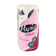 Бумажные полотенца, 4 слоя, 1 рулон Papia