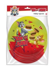 Тарелки одноразовые ND Play Tom&Jerry 18 см 6 шт