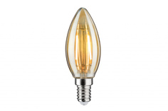 Лампа LED Свеча 2,5W E14 230V, 2500K, золото 28364 Paulmann