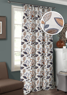 Штора Kauffort Montana 140x270, бирюзовый, 1 шт.