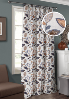 Штора Kauffort Montana-XL 220x270, бирюзовый 111266420, 1 шт.