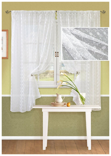 Штора Kauffort Assa 134x165, белый, 2 шт.