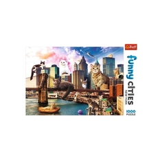 Пазл Trefl Котики в Нью-Йорке, 1000 деталей