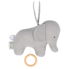 Игрушка мягкая Nattou Musical Soft toy Tembo tricot Слоник 21 см музыкальная 929042