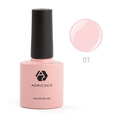 Моделирующий гель ADRICOCO Sculptural №01 бледно-розовый 8 мл