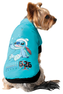 Попона для собак Triol одежда Stitch, унисекс, голубой, M, длина спины 30 см