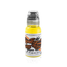 Краска для тату World Famous Canary Yellow, 30 мл, желтая