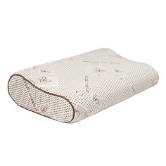 Подушка анатомическая Ambesonne с подшейными валиками и эффектом памяти Memory Foam