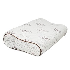 Подушка анатомическая Ambesonne с подшейными валиками и эффектом памяти Memory Foam