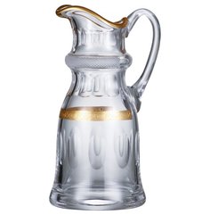 Кувшин для воды 1,5 л Crystalite Bohemia "Джесси, Золото, 432261", 120941