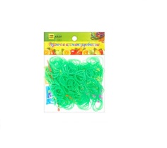 Набор резинок для плетения Tukzar зеленый 300шт