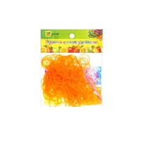 Набор резинок для плетения Tukzar оранжевый 300шт