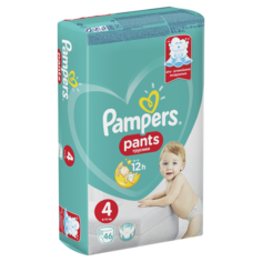 Подгузники-трусики Pampers Pants Размер 4, 9-15 кг, 46 шт.