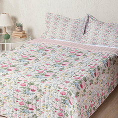 Стеганое покрывало Ambesonne с двумя наволочками 50х70 см с размерами: 240 x 230 см