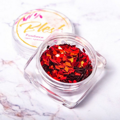 Дизайн для ногтей Blesk Ромбики красный