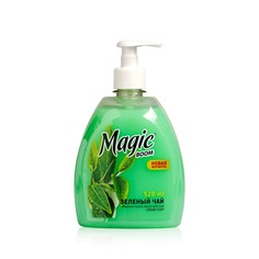 Жидкое туалетное мыло Magic Boom для рук зеленый чай 520мл