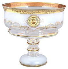 Фруктовница 30 см высокая Bohemia "Версаче Богемия" B-G 113554