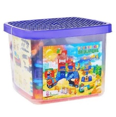 013888/10 Конструктор Строительная площадка 214 деталей Doloni