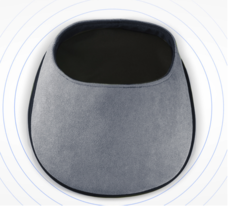 Массажер для ног с подогревом Foot massager светло-серый No Brand