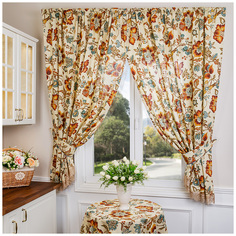 Штора Santalino Маракеш 150x180, бирюзовый, 2 шт.