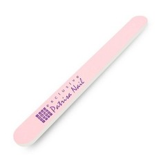 Пилка для ногтей, Patrisa Nail, прямая, розовая, 100/180