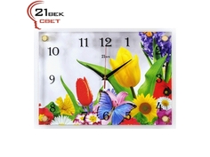 Часы настенные "21 Век" 2535-924 "Весенние цветы" No Brand
