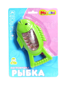 Mioshi Погремушка "Рыбка" (в ассорт.) Mioshi