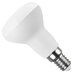 Лампочка светодиодная АШАН Красная птица Е14 5 Вт холодный свет спот матовый