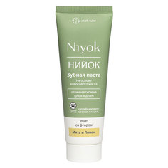 Зубная паста со фтором Мята и Лимон Niyok 75 мл
