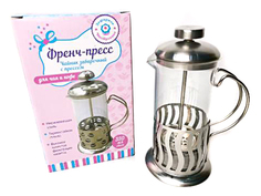 Френч-пресс 350мл металл арт. ZN0001 вид 3 Зефирное настроение
