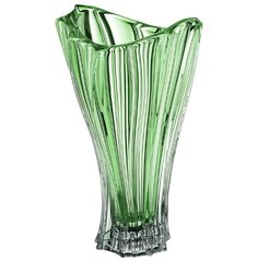 Ваза для цветов 32 см Aurum Crystal "Plantica Зелёная" 170492