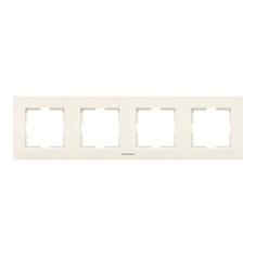 Рамка Panasonic Karre Plus (WKTF08042BG-RU) 4x гориз.мон. пластик бежевый (упак.:1шт)