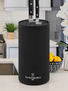 Подставка для ножей с наполнителем универсальная, держатель для ножей PWBS-15D-BL Hatamoto