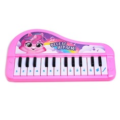 Музыкальное пианино Чудесные пони, звук, розовый Забияка