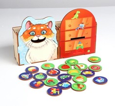 Сортер Сытый котик Лесная мастерская