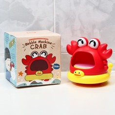 Игрушка для игры в ванне Крабик пузыри Крошка Я