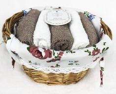 Набор кухонных салфеток "Грэй", 30x30 см, 5 штук, цвет кофейный Sofi de Marko