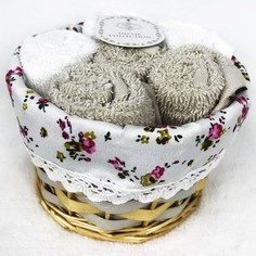 Набор кухонных салфеток "Евита", 30x30 см, 6 штук, цвет капучино Sofi de Marko