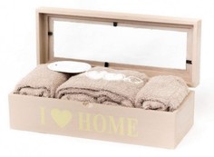 Набор кухонных салфеток "Рута", 30x30 см, 5 штук, цвет кофейный Sofi de Marko