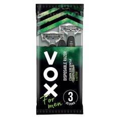 Станок для бритья одноразовый VOX FOR MEN с тройным лезвием 4 шт