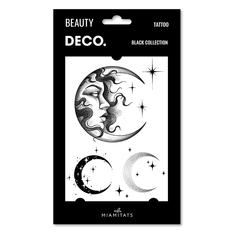 Татуировка для тела DECO. BLACK COLLECTION by Miami tattoos переводная (Moons)