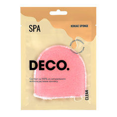 Спонж из конняку DECO. CLEAN deep pink