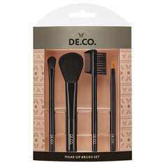 Набор мини-кистей для макияжа DECO. 4 шт