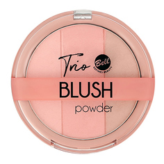 Румяна для лица BELL TRIO BLUSH POWDER тон 01