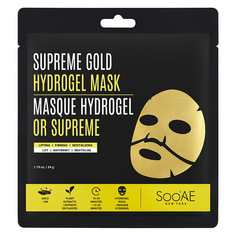 Маска для лица SOOAE гидрогелевая с золотом лифтинг-эффект 20 г Soo`Ae