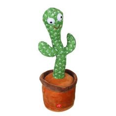 Интерактивная игрушка ИГРОЛЕНД Веселый кактус свет, звук, 32см, 264-850