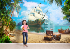 Фотообои Photostena Пиратский остров 4 x 2,5 м
