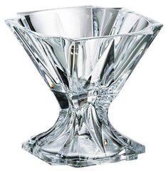 Ваза для конфет 21 см Crystalite Bohemia "Метрополитэн Без декора" 087756